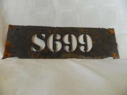 Collectable Bridge Number / Mordern times the numbers are just painted on!!!