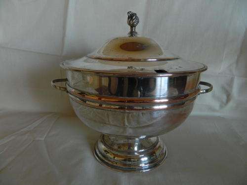 Sliver Plate EPNS Soup tourine