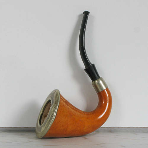 VINTAGE HALLMARKED CALABASH PIPE
