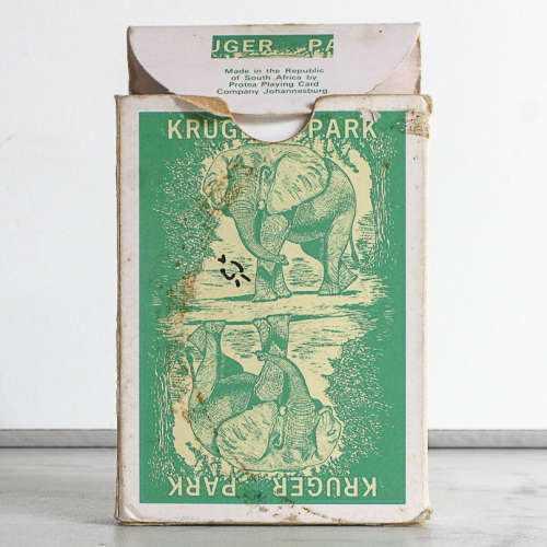 VINTAGE PLAYING CARDS-KRUGER NATIONAL PARK