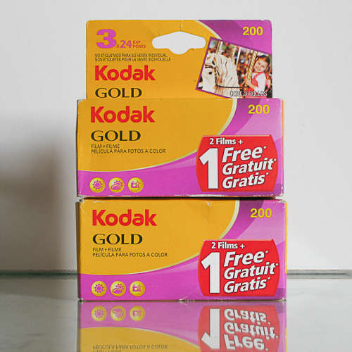 KODAK GOLD FILM, 6 x 24 EXP. ROLLS 35mm ISO 200