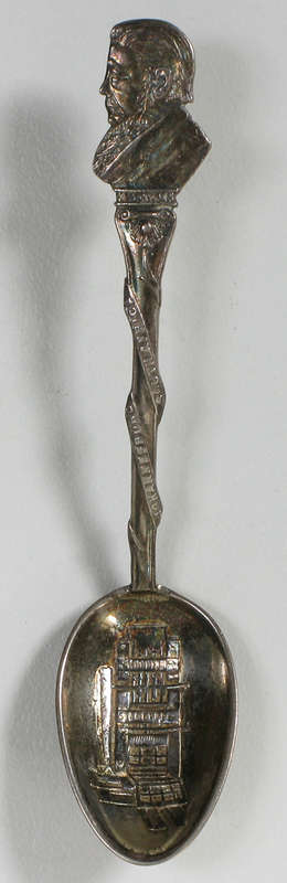 VINTAGE TEASPOON  PAUL KRUGER JOHANNESBURG SOUTH AFRICA