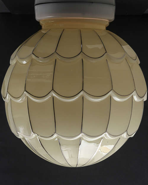 LARGE VINTAGE ART DECO LIGHT SHADE