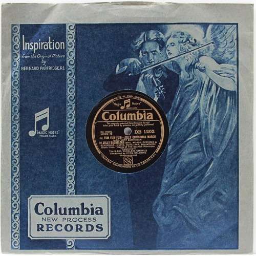 VINTAGE ART DECO EPHEMERA INSPIRATION COLOMBIA GRAMOPHONE 78 NEW PROCESS RECORDS