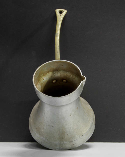 VINTAGE ALUMINIUM/BRASS IBRIK COFFEE TURKISH GREEK