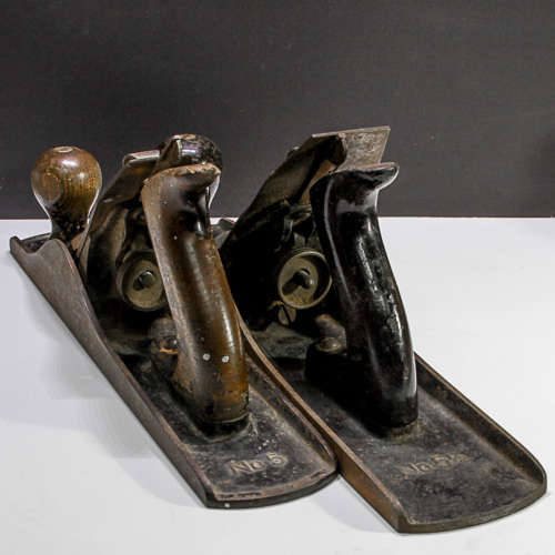 VINTAGE BAILEY USA WOOD PLANES 5 AND 5 1/2, 1 LOT