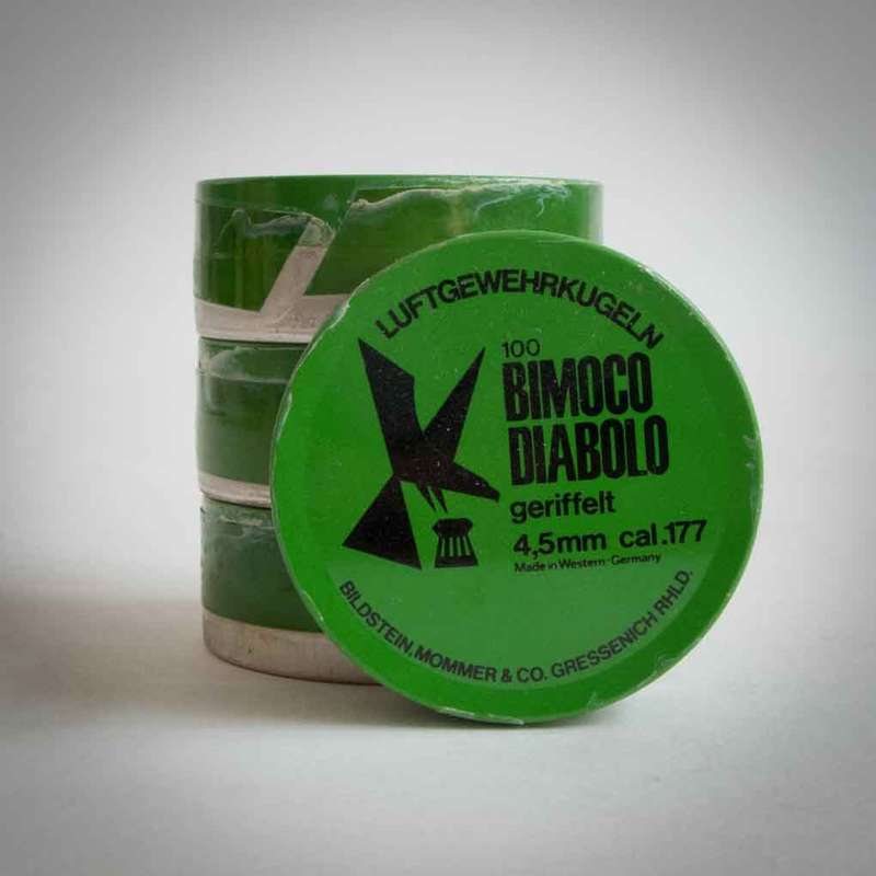 BIMOCO DIABLO 4.5 mm CAL.177 AIR RIFLE PELLETS x 4 TINS