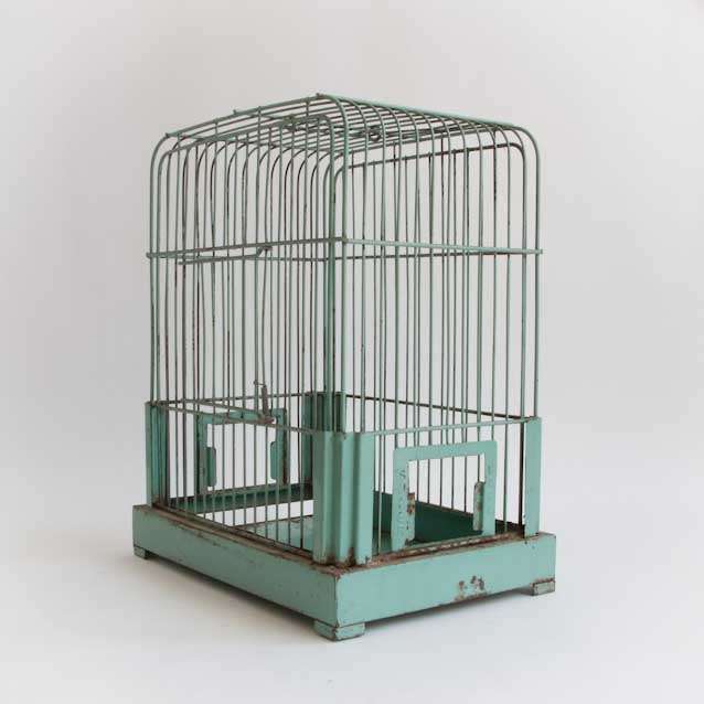 VINTAGE SUPER KAGE BIRD CAGE, BEAUTIFUL!  1950's