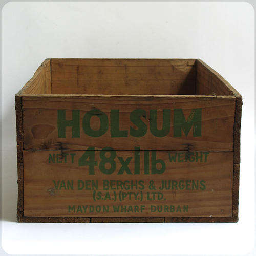 VINTAGE HOLSUM WOODEN CRATE  x1