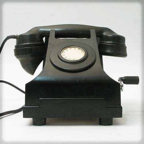 VINTAGE MAGNETO TELEPHONES SIEMENS SOME BREAKAGE MAKE ONE OUT OF TWO