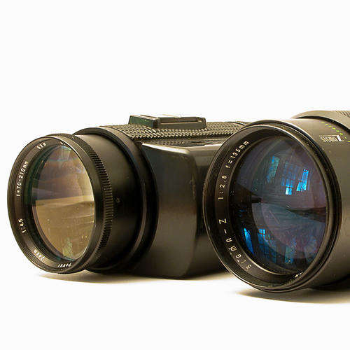 VINTAGE PHOTOGRAPHY LENSES SIGMA AND STARBLITZ x2