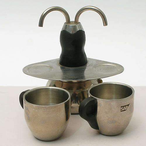 SAP SMALL TWO CUP ESPRESSO MAKER UNUSED