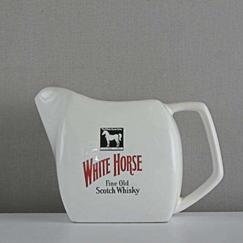 VINTAGE STYLE WHITE HORSE SCOTCH WHISKY JUG