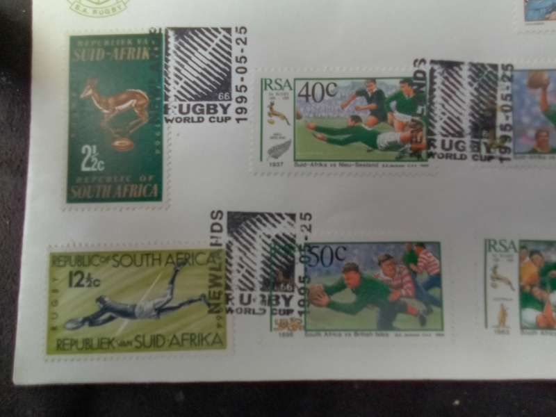 FDC Rugby SARU Lots of Stamps (AK-118B)