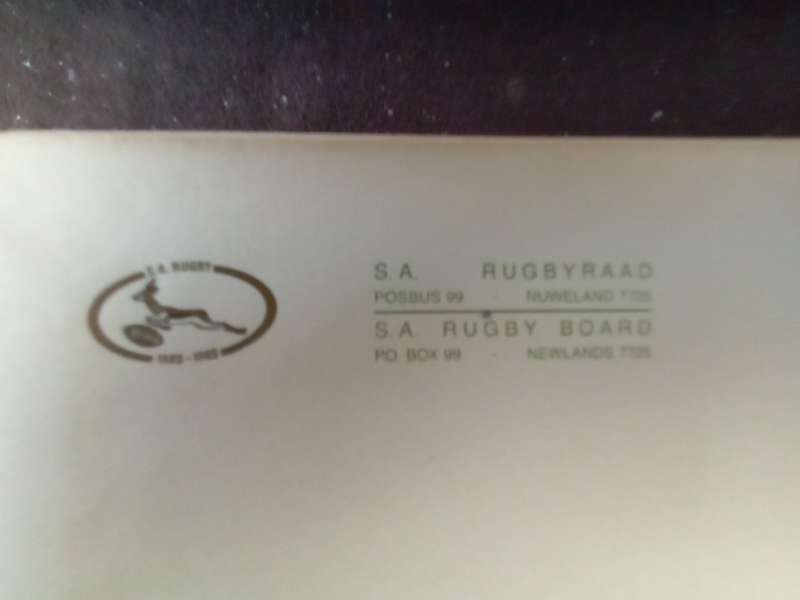 FDC Rugby SARU 1995 (AK-137C)
