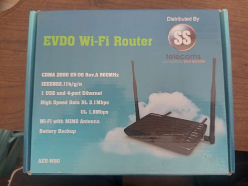 EVDO Wi-Fi Router (TPS-210H)