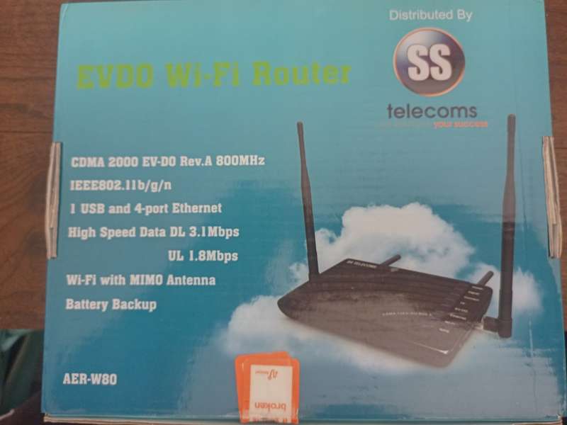 EVDO Wi-Fi Router (TPS-210H)