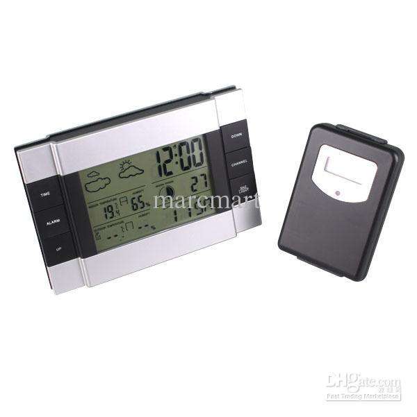 Wireless Weather Station indoor/outdoor Temperature Alarm Clock