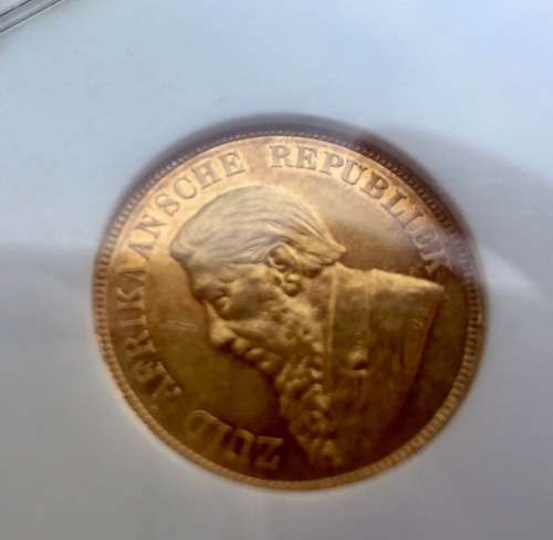 ZAR 1 Pond 1892 DS NGC AU55***  Brilliant proof-like fields and frosted lettering
