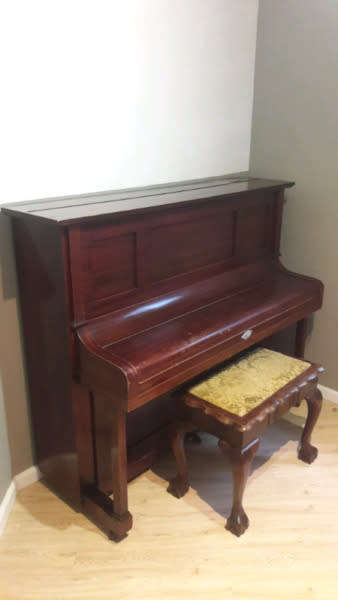 Piano vintage Fritz Kuhla upright Model P