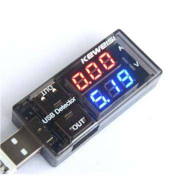 USB Detector Current and Voltage 3V-9V Tester Double USB