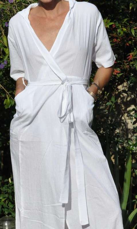Ladies Gown - Fabulous Designer Christmas Gift in 100% Crushed Summer Cotton