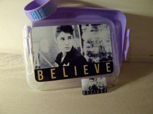 Justin Bieber Lunch Box set