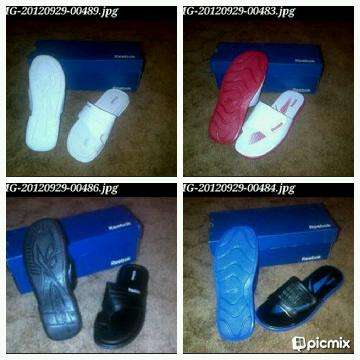Reebok Sandals For Sale BID PER SHOE!!!!!!