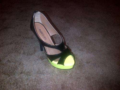 Yellow High Heel Shoes