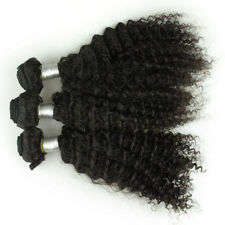 Top Grade Kinky Curly 100% Remy Malaysian Virgin Hair Weave Unprocessed 14"