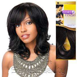 HUMAN HAIR WEAVE SENSATIONNEL START 2 FINISH J DUAL 8-10 1B