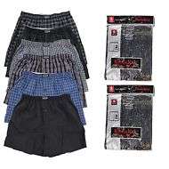 New  Mens Boxers Plaid Shorts Underwear  Cotton Briefs