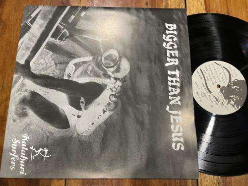 Kalahari Surfers - Bigger Than Jesus GNP999 (SA) VG+/VG+ Rare Shifty Non-gloss cover Opening at top