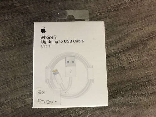 Original Apple Usb Data Cable iPhone  8 and X and XS - Brand New Lightning  Cable. Sealed Original
