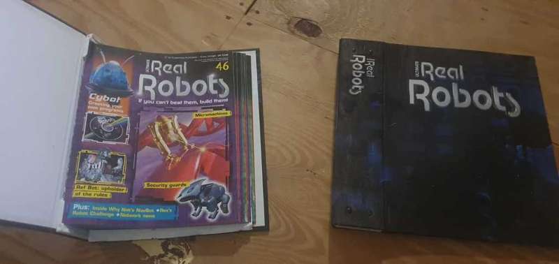 Real Robot Parts and magazines