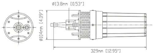 Solar Water  PUMP DC 12V 96watt  Max head 100meter 0.8 m3/hour