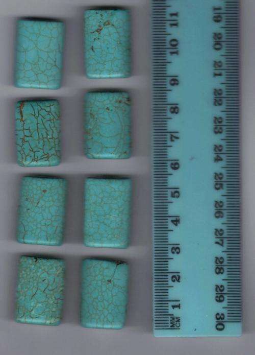 turquoise lot of 8 262ct