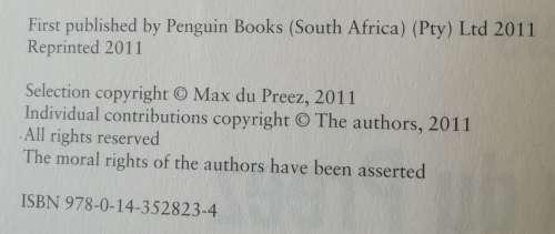 Opinion Pieces by South African Thought Leaders : Edited by Max du Preez