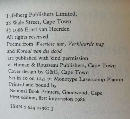 The Runner and The Shadow - Ernst van Heerden
