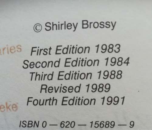 a Walking Guide for Table Mountain -- Shirley Brossy
