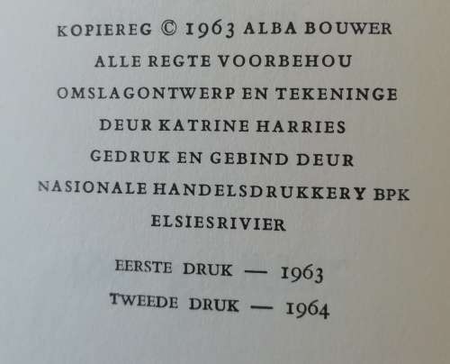 Stories van Bergplaas - Alba Bouwer (2de druk 1964)
