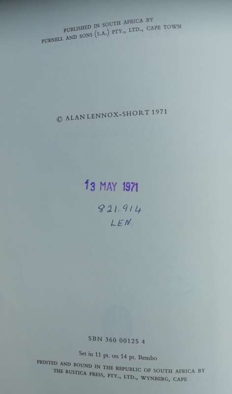 Brief Candle / Alan Lennox-Short