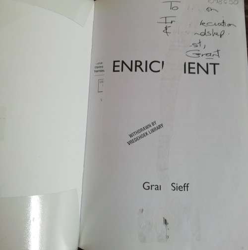 Enrichment - Grant Sieff