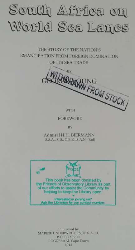 South Africa on World Sea Lanes / George Young