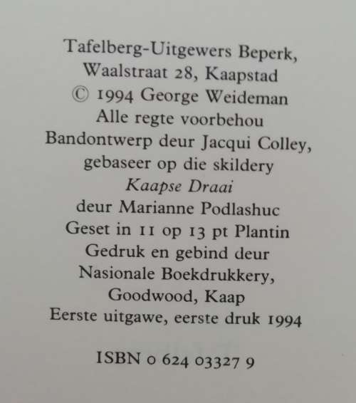 Die optog van die aftjoppers / George Weideman