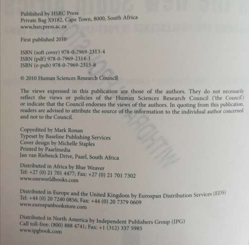 Growing up in the new South Africa / Rachel Bray