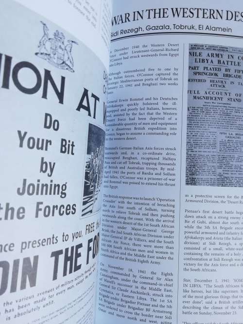 SOUTH AFRICA IN TWO WORLD WARS  - A NEWSPAPER HISTORY / VIC ALHADEFF