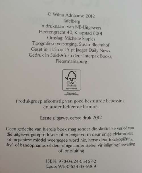 `n klein lewe / Wilna Adriaanse