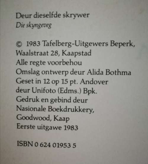Die Wit Zaida / Ben Conradie