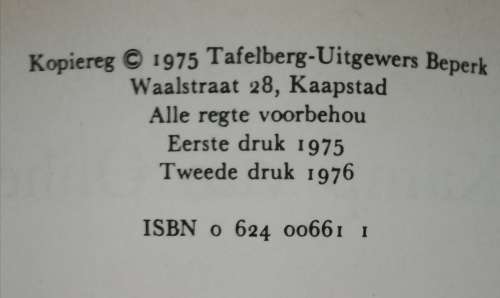 Kamp van Onheil / Jan Combrink